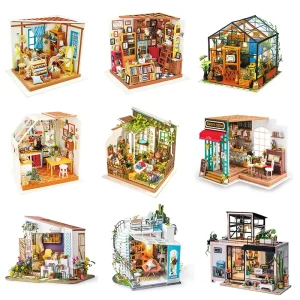 Robotime DIY Wooden Miniature Dollhouse