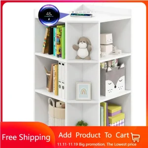 Kids Corner Cabinet with Charging Station & shelf