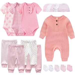 Unisex Baby Clothes & Accessories Newborn-18 Pieces Layette Set
